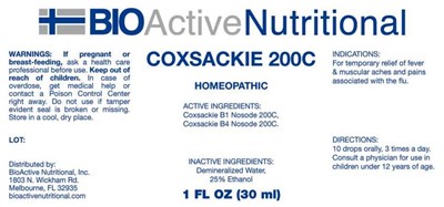 Coxsackie 200c (Bani0030 Coxsackie 200c 4 7 16)